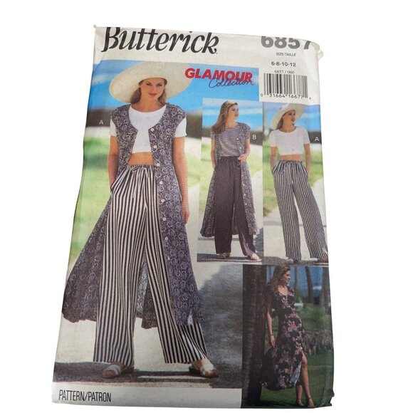 Simplicity & McCalls Sewing Patterns Bundle Vest Dress Pants Sizes XS-L - Picture 7 of 7